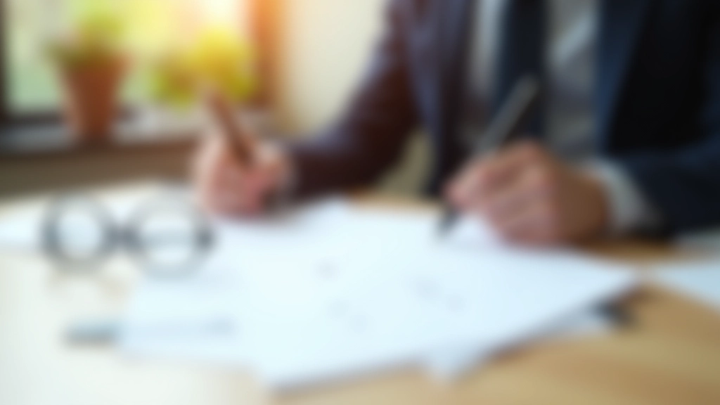 Checkliste und Anmeldeformular für Krankenversicherung mit Stift und Brille auf Schreibtisch