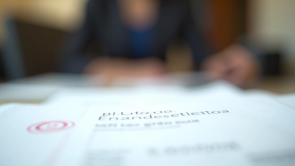 Schreibtisch mit Mahnschreiben und roten Stempel, Finanzamt-Schreiben