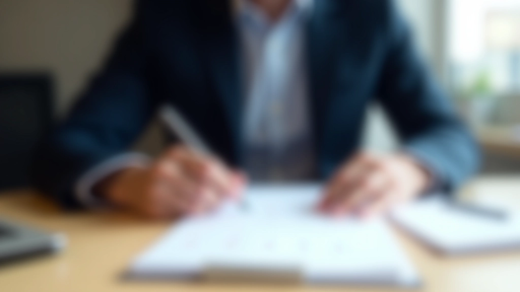 Finanzielle Planung mit Kalender und Stift für Steuertermine